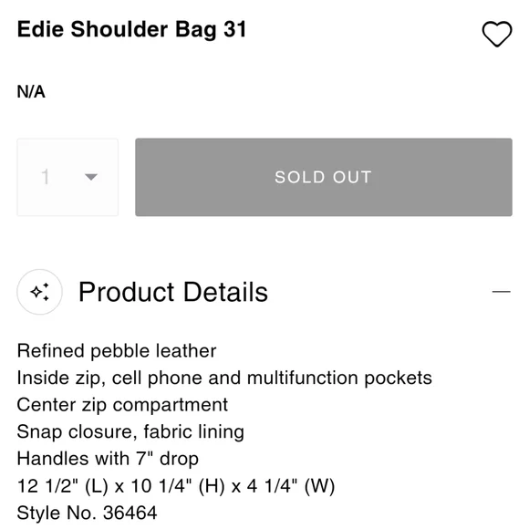 NEW COACH EDIE 31 Turnlock Burgundy, Oxblood Pebble Leather Shoulder - Picture 4 of 16